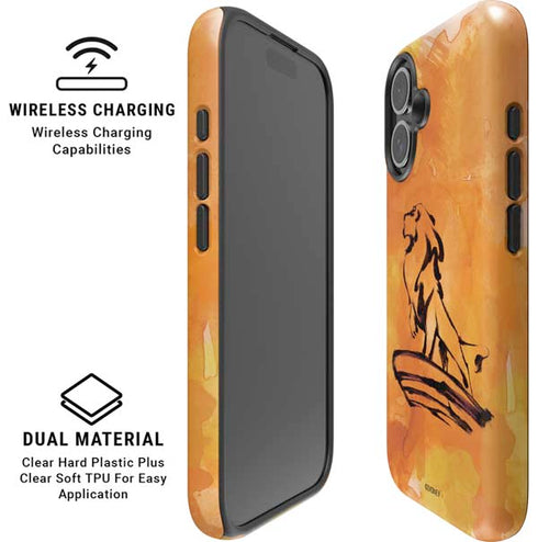 Disney The Lion King Mufasa Water Color Art iPhone 16 Magsafe Impact Case